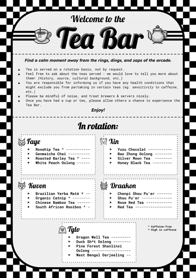 We're bringing it back again! 🫖 Drop by on Day 2 of #littleislandfc at 5pm to take a breather. Sample some botanical blends, including some unique steeps we have prepared just for you! Catnip Tea, Duck Sh*t Oolong, Silver Moon Tea... we're looking forward to serving you! 🍵