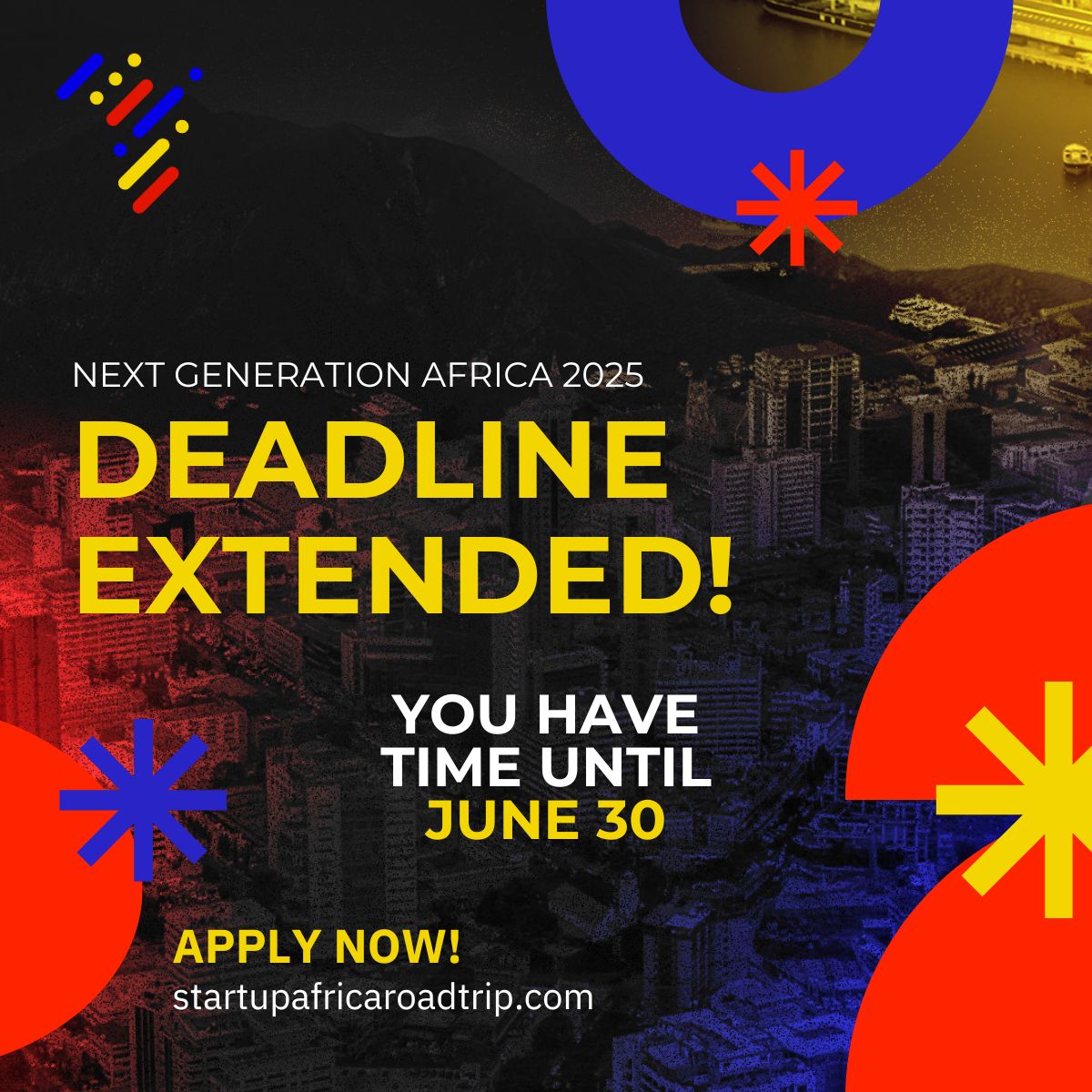 EXCITING OPPORTUNITY FOR TANZANIA STARTUPS! 🔥

<a href="/FoundersTz/">Founders Tanzania</a> is thrilled to partner with <a href="/StartAfricaRoad/">StartupAfricaRoadtrip</a> to bring Next Generation Africa 2025 to Dar es Salaam this August! 🇹🇿 🌍

📅 Deadline to Apply: June 30th, 2025
🔗 Learn more &amp; Apply: startupafricaroadtrip.com/next-generatio…