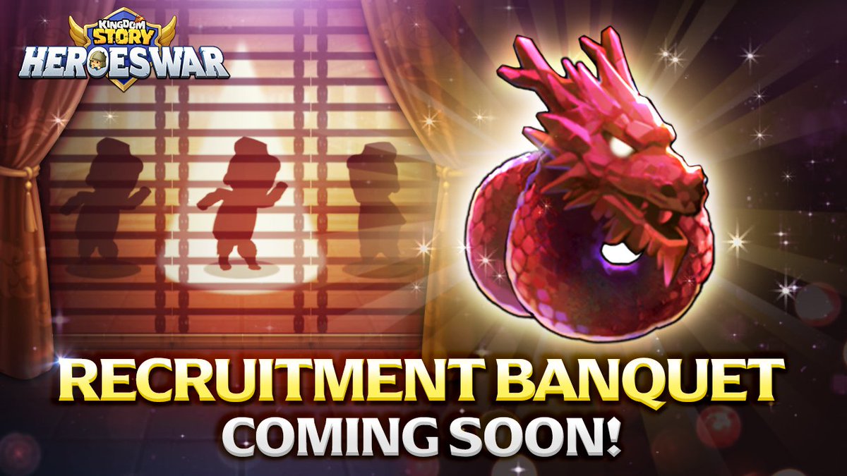 Next week! Voting begins for 🔥Recruitment Banquet🔥

Another Content to get Legendary Heroes Recruitment Banquet!! Vote for the ⚔️Legendary hero⚔️ you want to get!!!

Voting will proceed from next Monday on the KS:HW official Discord!

#nft #NFTGame #p2e #web3game #heroeswar