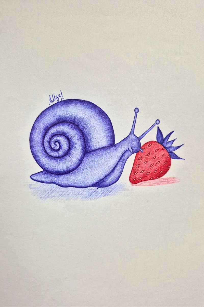 Good Morning Everyone😍 Today, we Iranians are sooooo happy😂🎉😍

Btw,,

Snailberry🍓

Sometimes your biggest treasure is someone else's daily stuff...

🐌 9/10
💰 1.11 xtz

Available on <a href="/objktcom/">objkt.com</a> 🔥
#NFTCommunty #tezos #physicaldrawing 

objkt.com/tokens/KT1Rpqj…