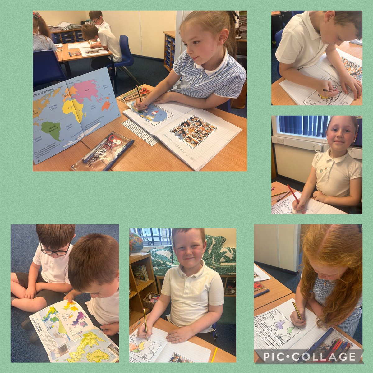 Year 2 have been using an atlas to learn all about the seven continents 🗺️ #GrangeGeography ⁦<a href="/GrangeMissA/">GrangeMissA</a>⁩ ⁦<a href="/GrangeMrsB/">Mrs Beatson</a>⁩ ⁦<a href="/GrangeMrsMcG/">Mrs McGilloway</a>⁩