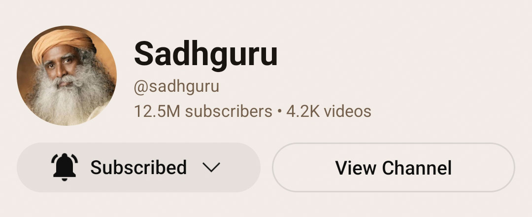 ajayudayan's tweet photo. Over 5 lakh people subscribed to Sadhguru's YouTube channel in the last 12 months.

https://t.co/wCfAaKb1FF

@SadhguruJV @ishafoundation
@rallyforrivers @cpsavesoil

#Sadhguru
#IshaFoundation
#InnerEngineering
#RallyForRivers
#CauveryCalling
#SaveSoil
#ConsciousPlanet https://t.co/vQMla0t85w