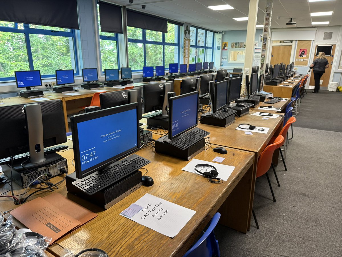 This morning we welcome the first of 2 days of year 6 students coming from primary school to complete their CAT tests.