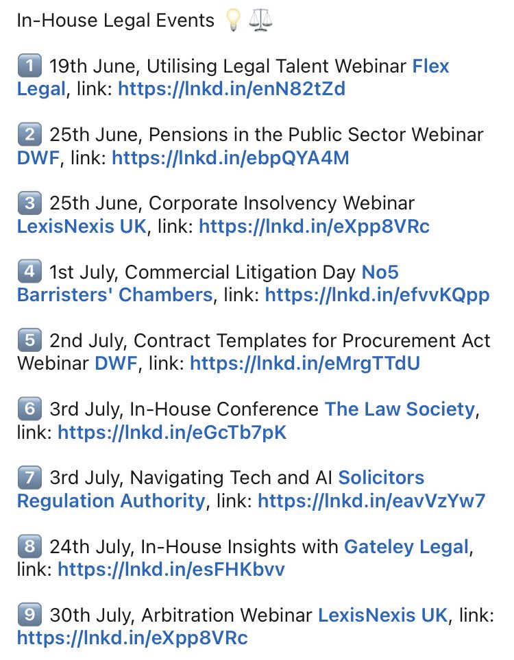 In-House Events Coming up 💡⚖️

Link: linkedin.com/posts/activity…