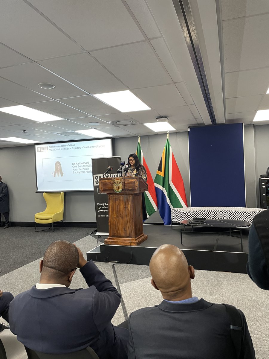 Harambee Work4Work (@harambee4work) on Twitter photo Vision & Opening Remarks by <a href="/KasthuriSoni/">Kasthuri Soni</a>
“Vision 2030 is not just a plan — it’s a call to action to shift the trajectory of youth unemployment.” – <a href="/KasthuriSoni/">Kasthuri Soni</a>
@Pmashatile <a href="/PresidencyZA/">The Presidency 🇿🇦</a> @GCIS <a href="/SAYouth_SA/">SA Youth</a>
#PaulMashatile #ThePresidency #YouthMonth2025 #YouthDay2025 Vision & Opening Remarks by <a href="/KasthuriSoni/">Kasthuri Soni</a>
“Vision 2030 is not just a plan — it’s a call to action to shift the trajectory of youth unemployment.” – <a href="/KasthuriSoni/">Kasthuri Soni</a>
@Pmashatile <a href="/PresidencyZA/">The Presidency 🇿🇦</a> @GCIS <a href="/SAYouth_SA/">SA Youth</a>
#PaulMashatile #ThePresidency #YouthMonth2025 #YouthDay2025