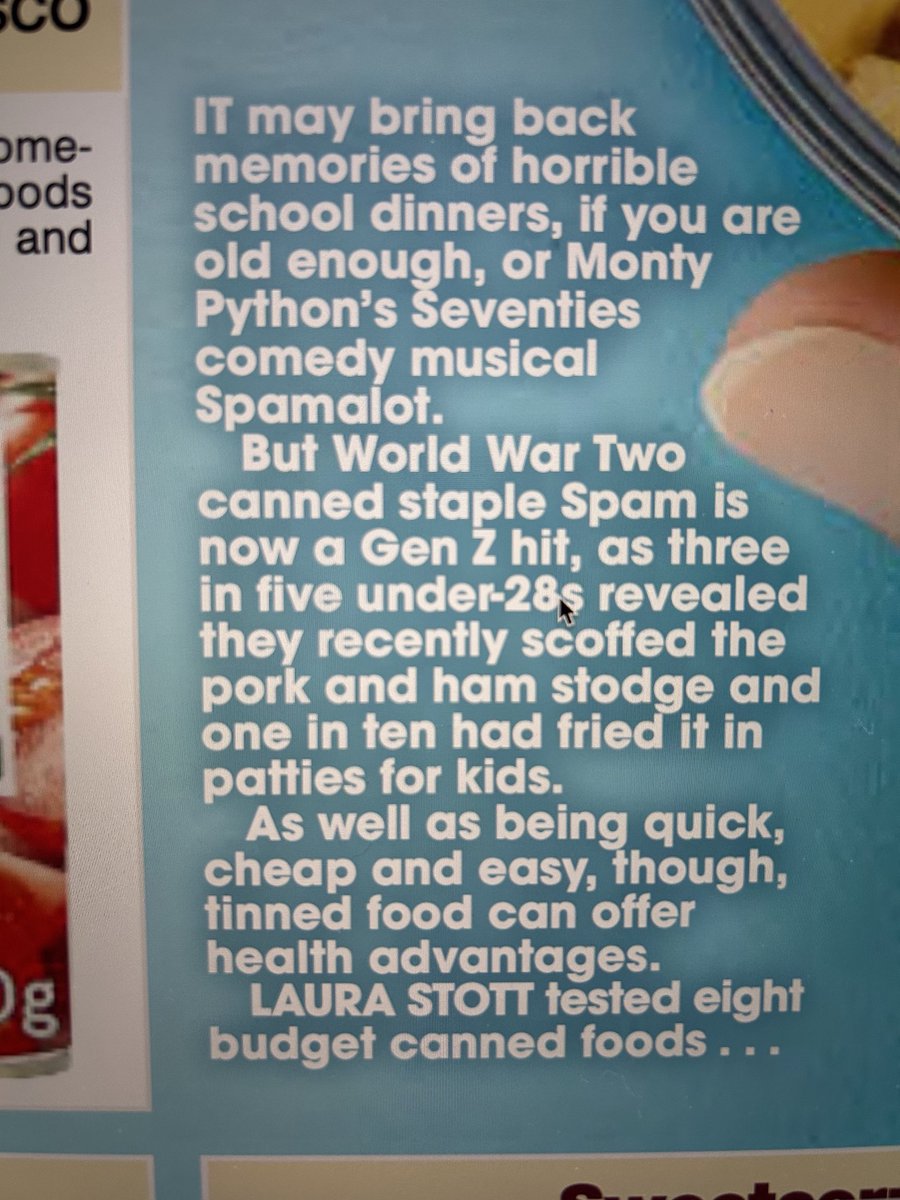 Dave Morgan (@davej_m) on Twitter photo Spam. “World War Two canned staple.” “The pork and ham stodge.” <a href="/knobblymonsters/">knobbly monsters</a> <a href="/secondmentions/">Second Mentions</a> Spam. “World War Two canned staple.” “The pork and ham stodge.” <a href="/knobblymonsters/">knobbly monsters</a> <a href="/secondmentions/">Second Mentions</a>