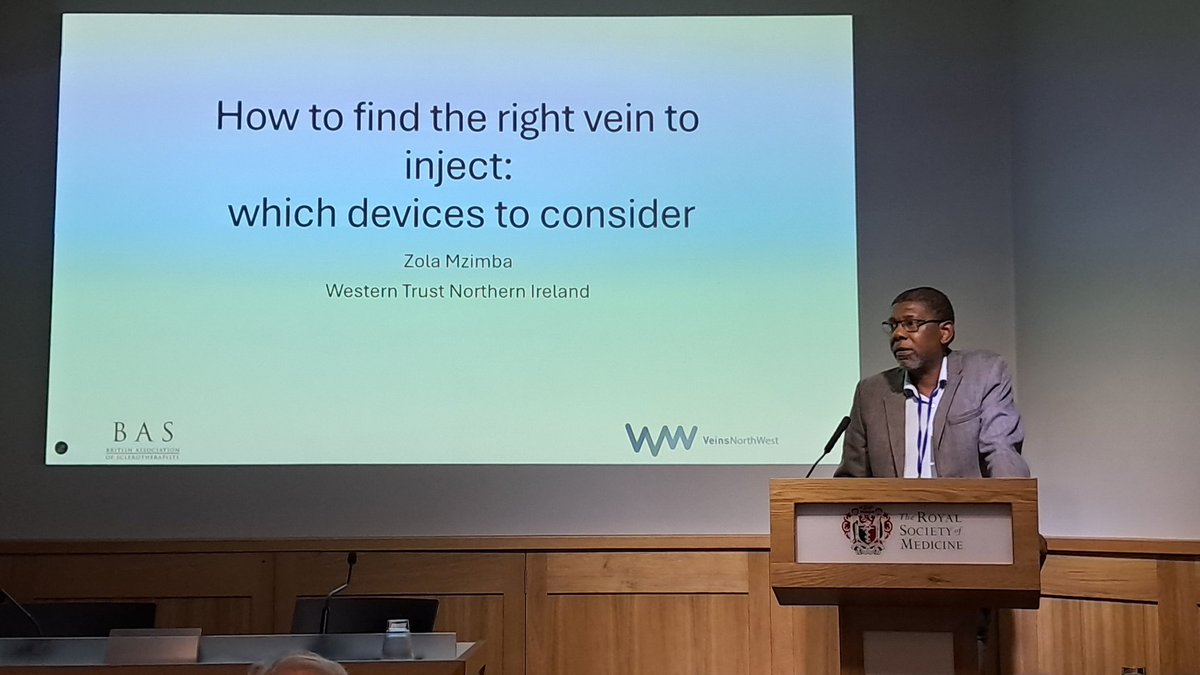 Delighted to have been asked to present at a National veins meeting  The Venous Forum at the Royal Society of Medicine