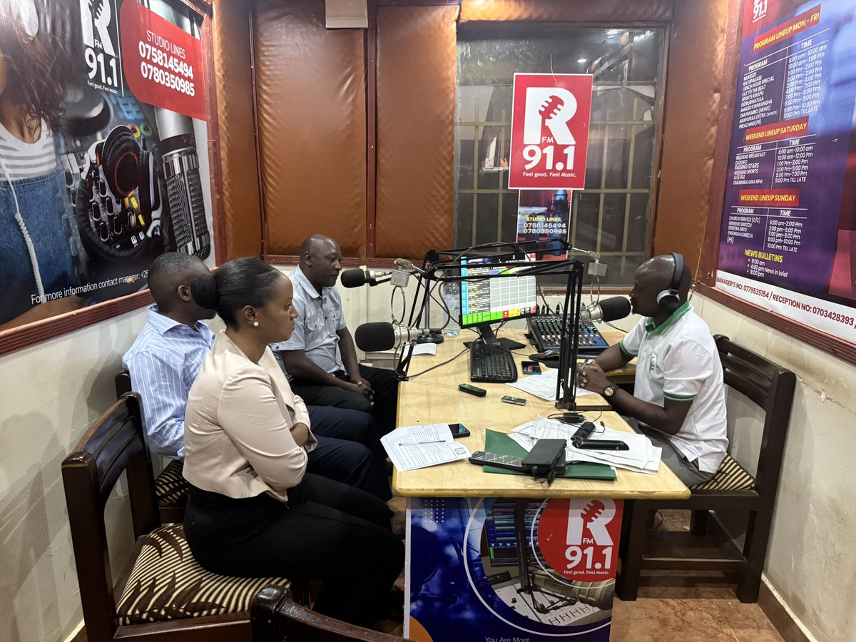Last evening l was  privileged to be a guest on a talk show aired on Iganga Radio Fm. 

During the engaging discussion, pertinent topics were expounded on starting with the Iganga   water services,water tariffs, new connection process for water services, <a href="/nwscug/">NWSC 🇺🇬</a> mandate.<a href="/NWSCMD/">Dr. Silver Mugisha</a>