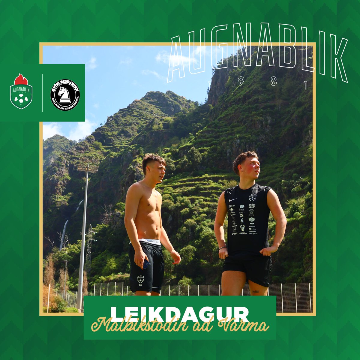 Toppslagur á Malbikstöðinni að Varmá kl. 19:30 í kvöld.
Áfram áfram Augnablik💚