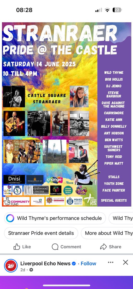 @DGfire.safety (@dgfire_safety) on Twitter photo Stranraer Pride Event Saturday 14th June feel free to come along and enjoy the day. <a href="/ScottIrving11/">Scott Irving</a> <a href="/scotfire_DG/">SFRS Dumfries & Galloway</a> <a href="/YOUTHWORKDG/">Youth Work DG</a> Stranraer Pride Event Saturday 14th June feel free to come along and enjoy the day. <a href="/ScottIrving11/">Scott Irving</a> <a href="/scotfire_DG/">SFRS Dumfries & Galloway</a> <a href="/YOUTHWORKDG/">Youth Work DG</a>