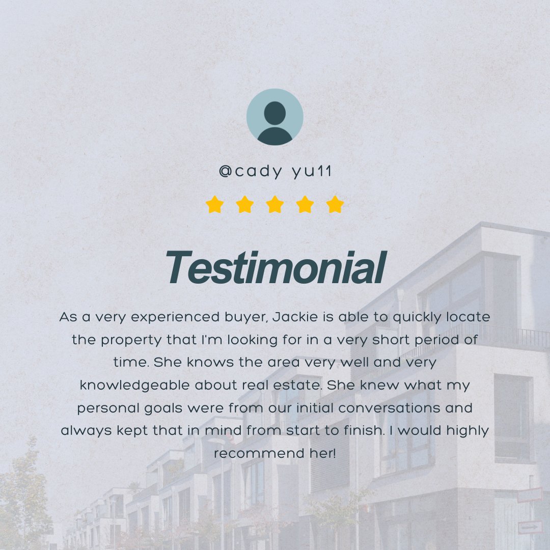 JckSchoelerman's tweet image. 💬 Thank you for the thoughtful testimonial.

📲 Ready to find your perfect property? Let’s talk!

Coldwell Banker Global Luxury
JALEH (JACKIE) SCHOELERMAN I Broker Associate
650-855-9700 I jackie@schoelerman.com I CalRE# 01092400

#professionalservice #clientfocused
