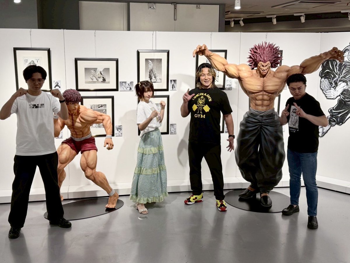 渋谷TSUTAYA さんで開催中の #グラップラー刃牙 展に行ってきました