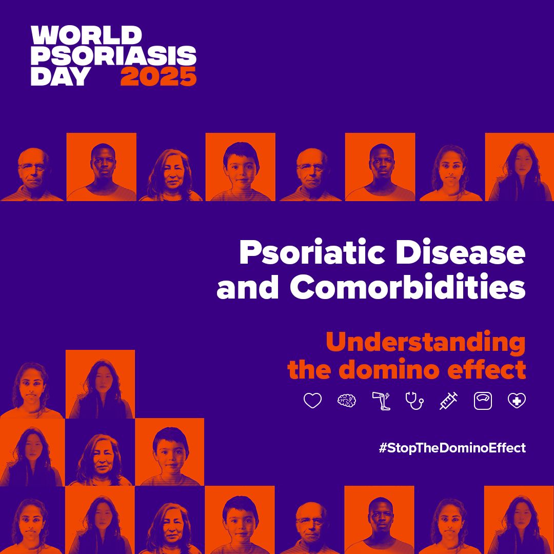 🌟 For their World Psoriasis Day campaign in 2025 <a href="/PsoriasisIFPA/">IFPA</a> are shining a light on how psoriatic disease is connected to other conditions like heart disease ❤️, diabetes, mental health challenges 🧠, and more.

Learn more here: ifpa-pso.com/global-actions…

#StopTheDominoEffect