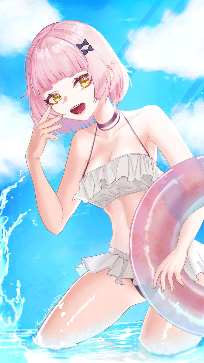 Holi jiji, esta en mi entrada pal concurso Uvu.
Me divertí mucho dibujando monitas lindas!!!
<a href="/MeowyNissi/">nissi</a> 

#vtuber #commissions #VGenComm  #Vtuberart  #reinissiarte