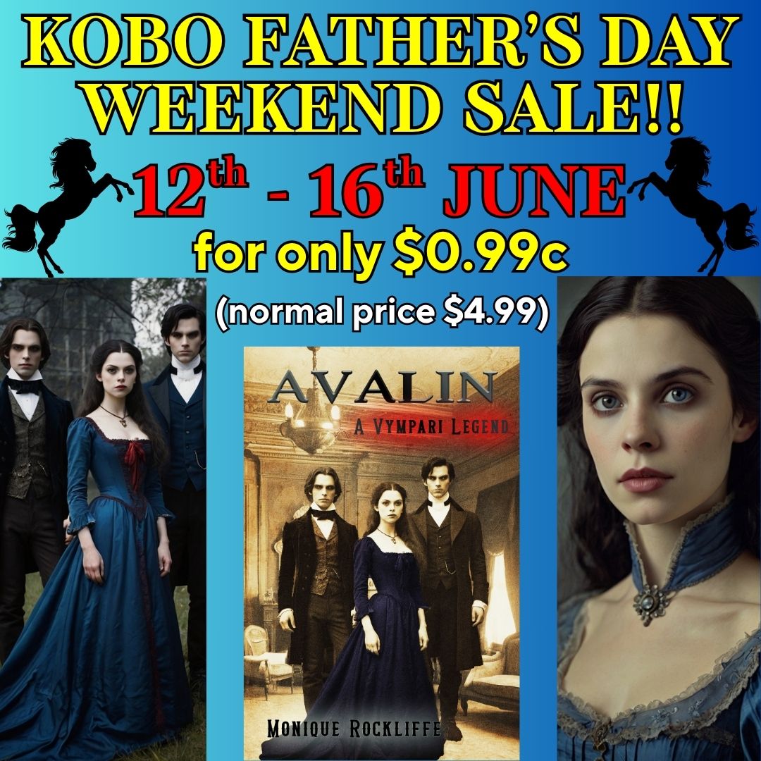 CATCH YOUR EBOOK COPY FOR ONLY $0.99c for the #kobo Father's Day Weekend by following this link to your favourite store:
books2read.com/u/mgnx7q

#ebook #booksale #bookpromotion #vampire #horror #scifi #romance #novel #book #author #writer #writersnetwork #Readerscommunity