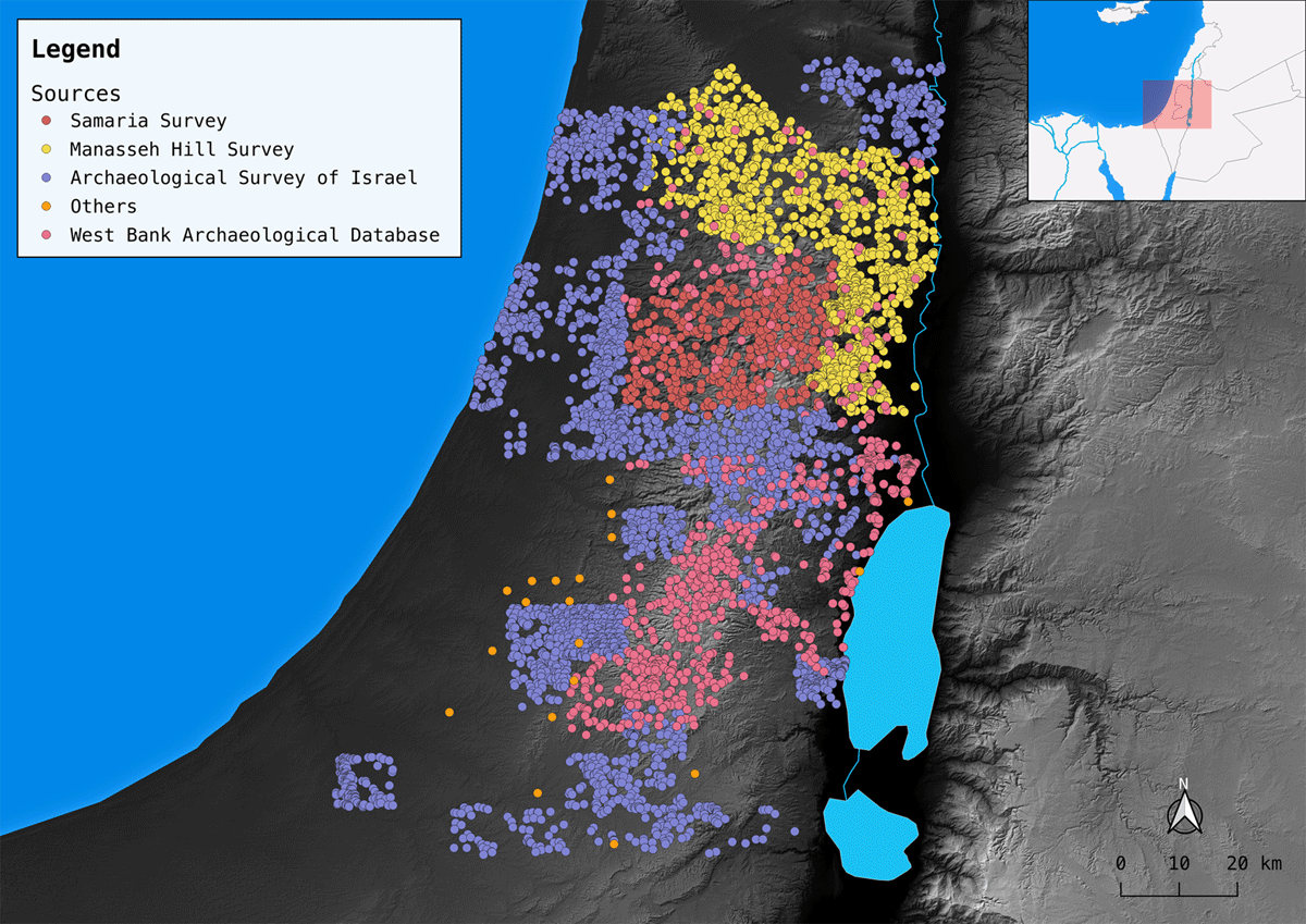 up_joad's tweet image. 🆕📢 paper alert!
"From Villages to #Empires: Archaeological Settlements of the South #Levant from the Chalcolithic to the Byzantine Period" by A. Titolo and @AlePalmi82: tinyurl.com/4k4v7rce
#Archaeology #OpenData #OpenScience #GIS
