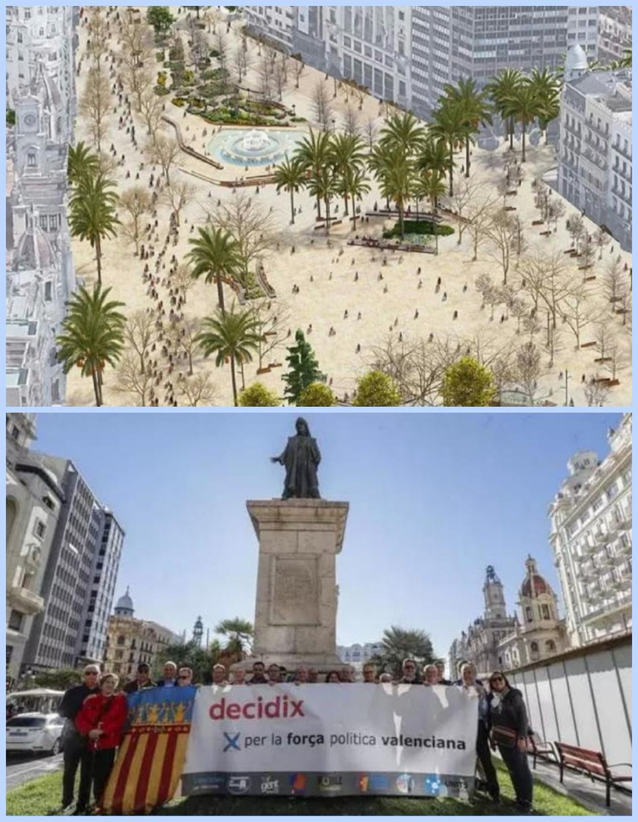 ❌ ️MJ Català mostra en À un vídeo de la reforma de la Plaça de l'Ajuntament on no es veu l'estàtua de #Vinatea.

📣Si cal, tornarem a eixir al carrer, com vàrem fer quan PSPV i Compromís volien llevar-la.

 ⚖️ Defendrem al garant del nostre territori i les nostres llibertats.