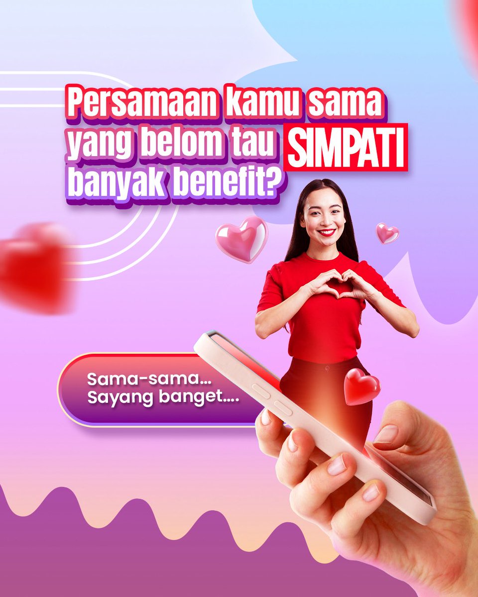 SIMPATI's tweet image. Sayang banget sih kalo belom tau 💔
Padahal benefit-nya buanyak loh!

Mau tau cara dapetinnya? Cek langsung di postingan ini!

Belum punya kartunya? Cus dapetin sekarang!

#SIMPATI #SimpatiTerbaikUntukmu