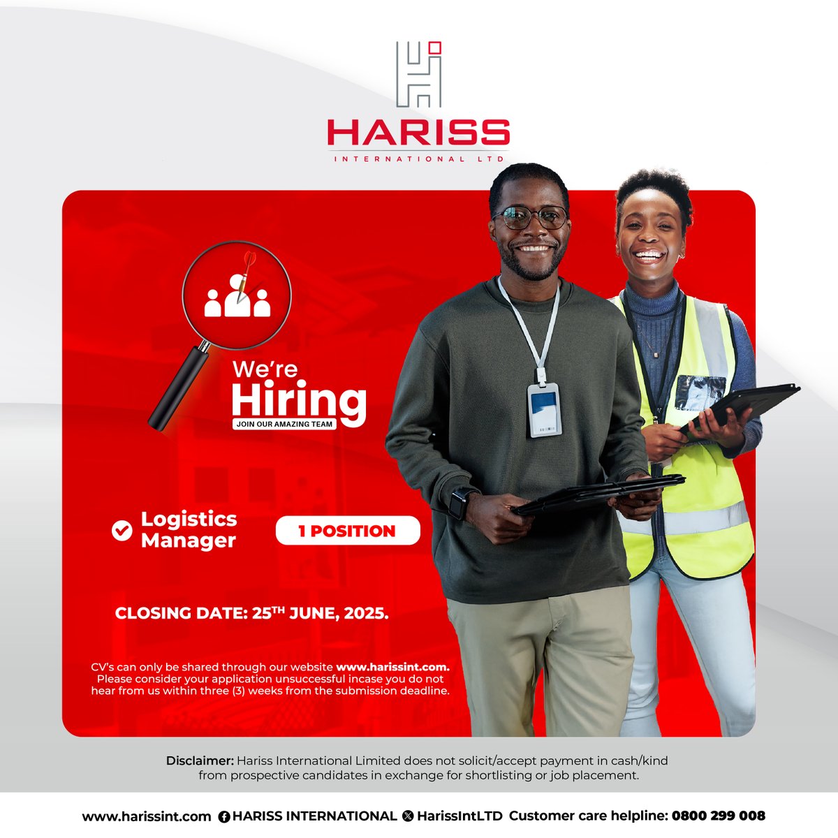 Hariss International LTD tweet media