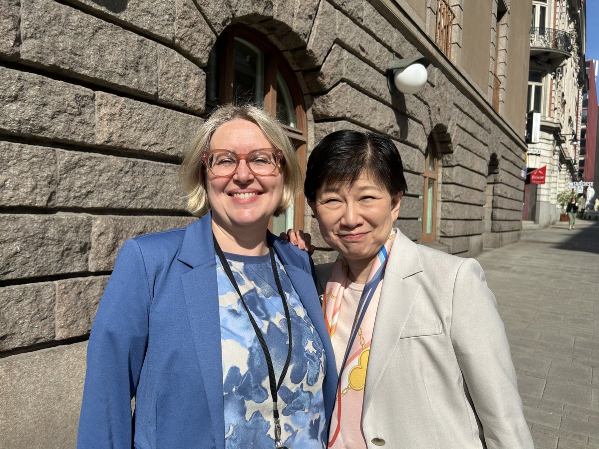 Disarmament and Non-Proliferation Swedish MFA (@swearmscontrol) on Twitter photo Thank you UN USG <a href="/INakamitsu/">Izumi Nakamitsu</a> for productive meetings in Stockholm and for continued excellent cooperation 🇺🇳🇸🇪 Thank you UN USG <a href="/INakamitsu/">Izumi Nakamitsu</a> for productive meetings in Stockholm and for continued excellent cooperation 🇺🇳🇸🇪