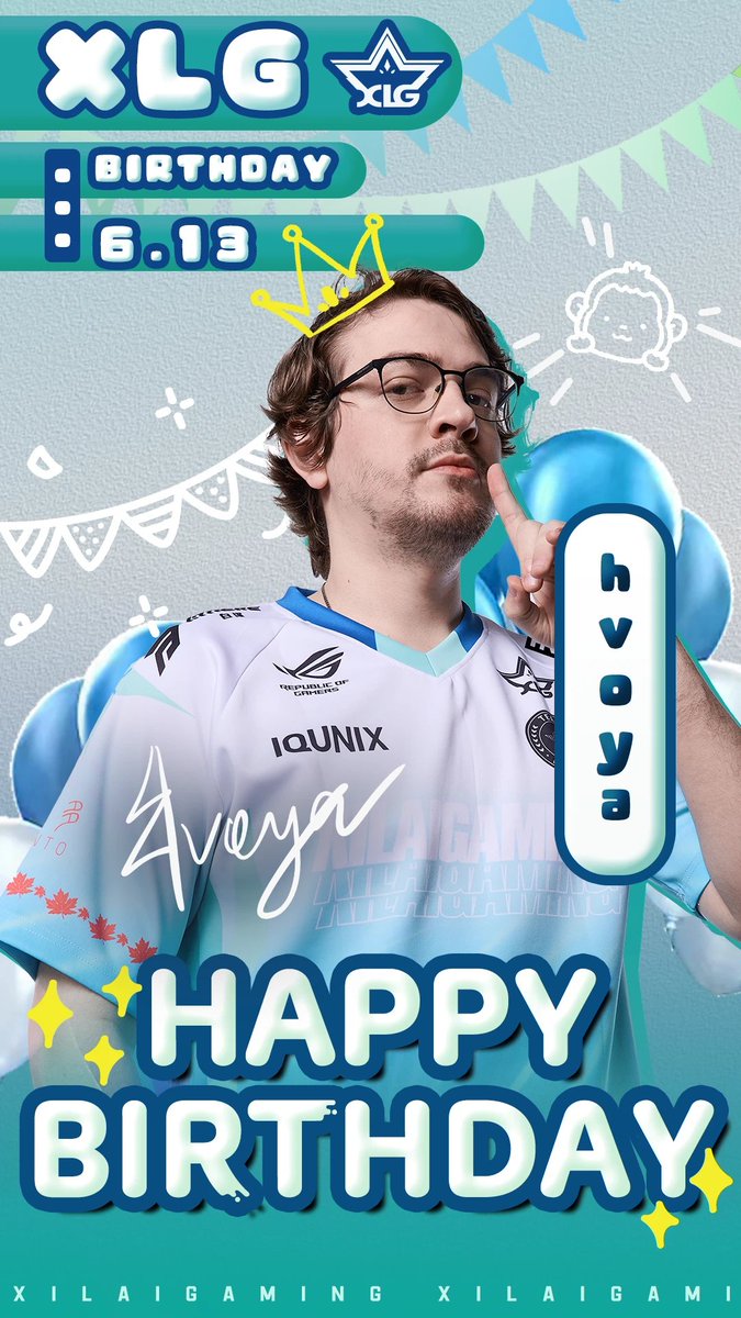 Happy birthday to our coach EREMIN ALEKSANDR! 🎂
First birthday as a coach—here’s to your strategic brilliance on stage and your lively spirit off it! May you always chase your path freely and clearly.
Cheers to a year with no hurdles, all wishes granted! <a href="/hvoya1337/">XLG hvoya</a>
