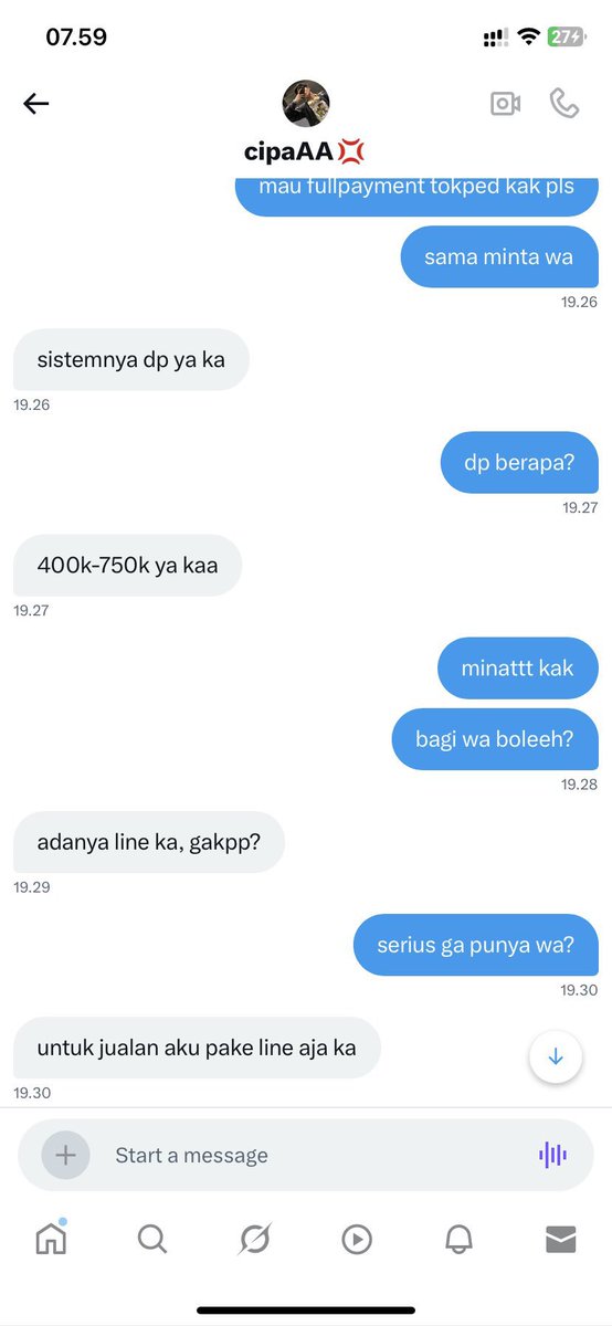 7nnei's tweet photo. @wolfwoopyyy @debnveri GUYS in this situation yang apa apa scam, tolong usahain minta kontak personal WA. jangan kontak WA bisnis/line/tele biar cek gc. IG real jg perlu banget mau harga barang cuma receh pun. semalem masih chat nanya perihal Lighstick Gdragon ada untung nya punya trust issue tinggi🥲 https://t.co/gpeUiY8YJk