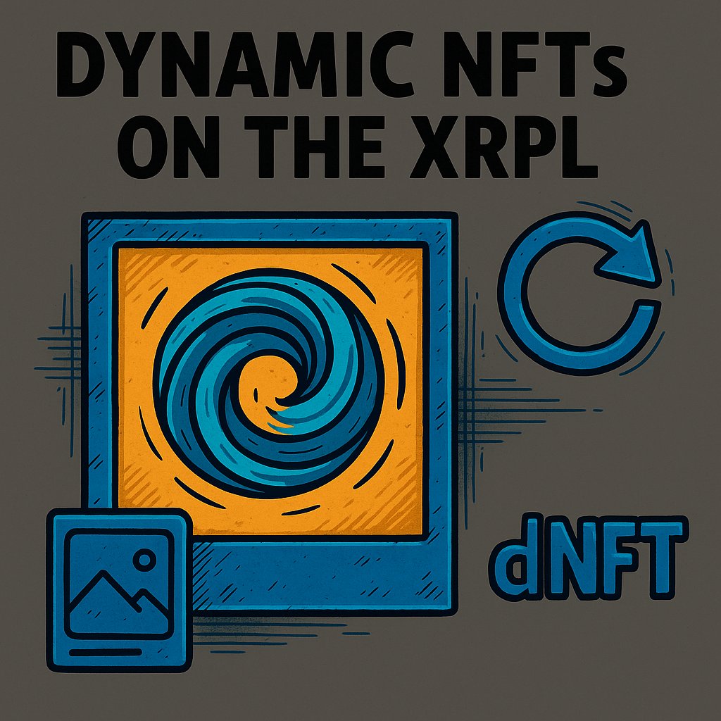 StaticBit_io's tweet image. 🧬 Dynamic NFTs on XRPL — a new era of digital assets

NFTs on the XRP Ledger can now be dynamic! Instead of tokens with metadata &quot;set in stone,&quot; you can mint NFTs whose metadata can change after issuance.

📌 How does it work?
When minting an NFT, you can enable the tfMutable…
