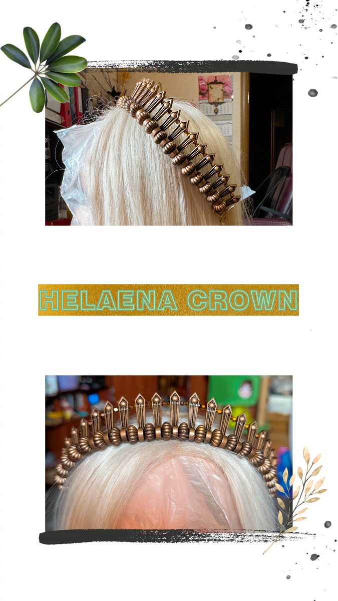 forsakenw_cos's tweet photo. I do have some #Helaemond news since the majority of you are here for it. 😹
We will be at #vkfest in Aemond & Helaena next month, so more Helaemond thingies are coming.
Here's the finished crown for #HelaenaTargaryen and aged pieced to assemble for #AemondTargaryen's https://t.co/xBUey5rvn2