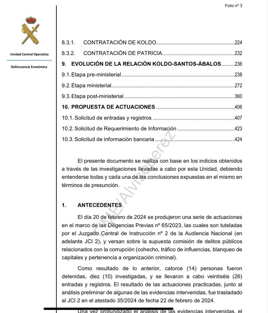 Dos claves que se desprenden del Informe UCO sobre la trama criminal de la Cúpula del PSOE; la destitución de Cerdán es por publicarse su corrupción, no pq no se supiera en la dirección del partido y del gobierno, y por quedarse con más dinero para él y no entregarlo al partido