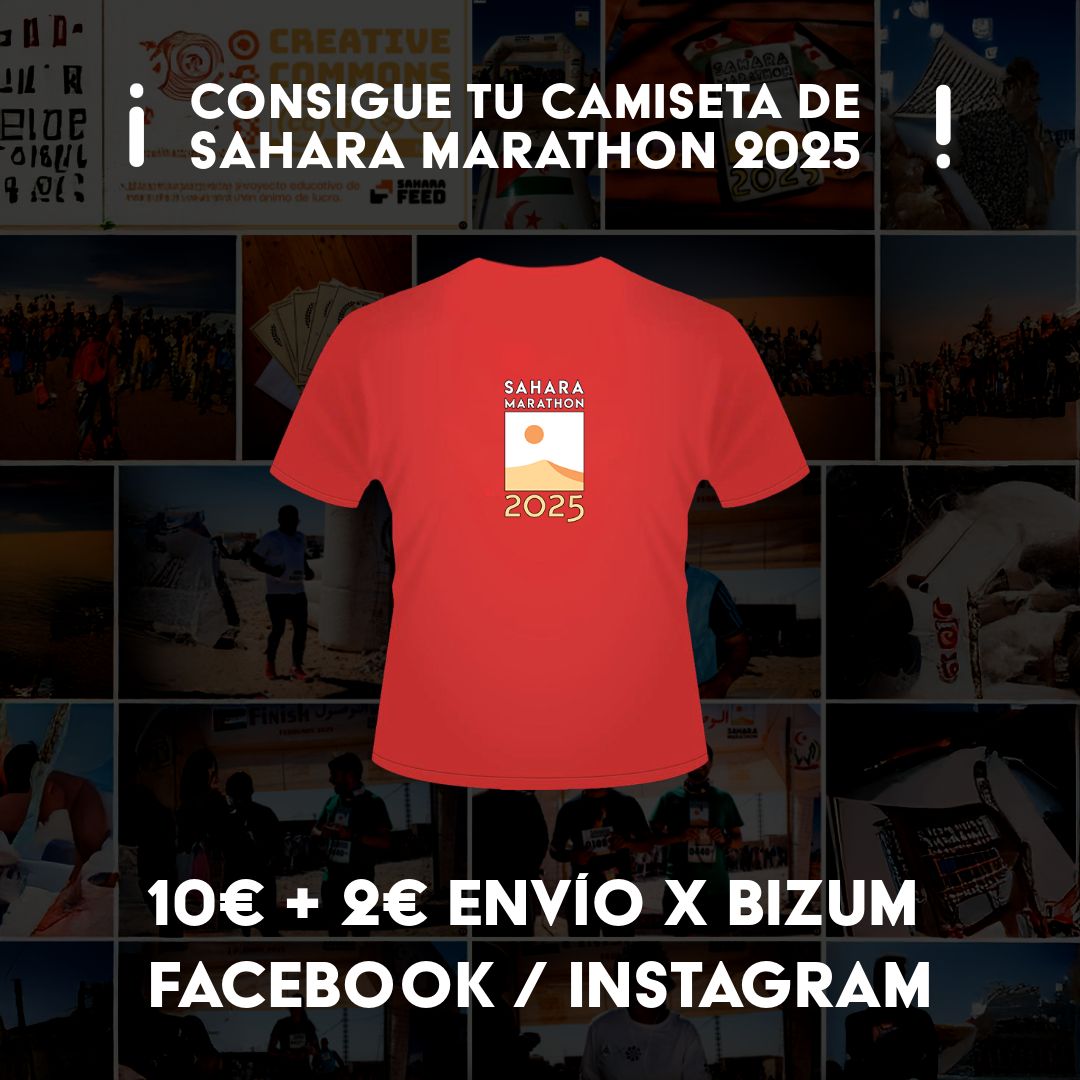 SAHARA MARATHON (@saharathon) on Twitter photo ¡Consigue tu camiseta del #saharaMarathon2025!
Contacta para ello a través de nuestras cuentas en Instagram (<a href="/saharamarathon/">sahara-marathon</a>) o Facebook (SaharaMarathonOrg/) 👇 ¡Consigue tu camiseta del #saharaMarathon2025!
Contacta para ello a través de nuestras cuentas en Instagram (<a href="/saharamarathon/">sahara-marathon</a>) o Facebook (SaharaMarathonOrg/) 👇