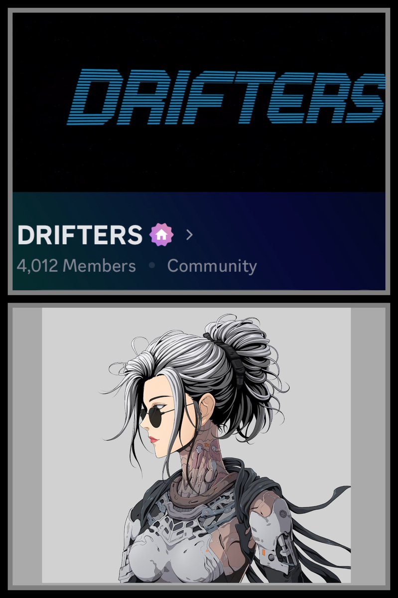 Today <a href="/driftersEXE/">DRIFTERS</a> Discord, reached 4K users! 

With our mint coming people start showing interest more and more! 

Come check us out and see how to obtain WL or OG!

discord.gg/drifters-exe

#GETZApPED