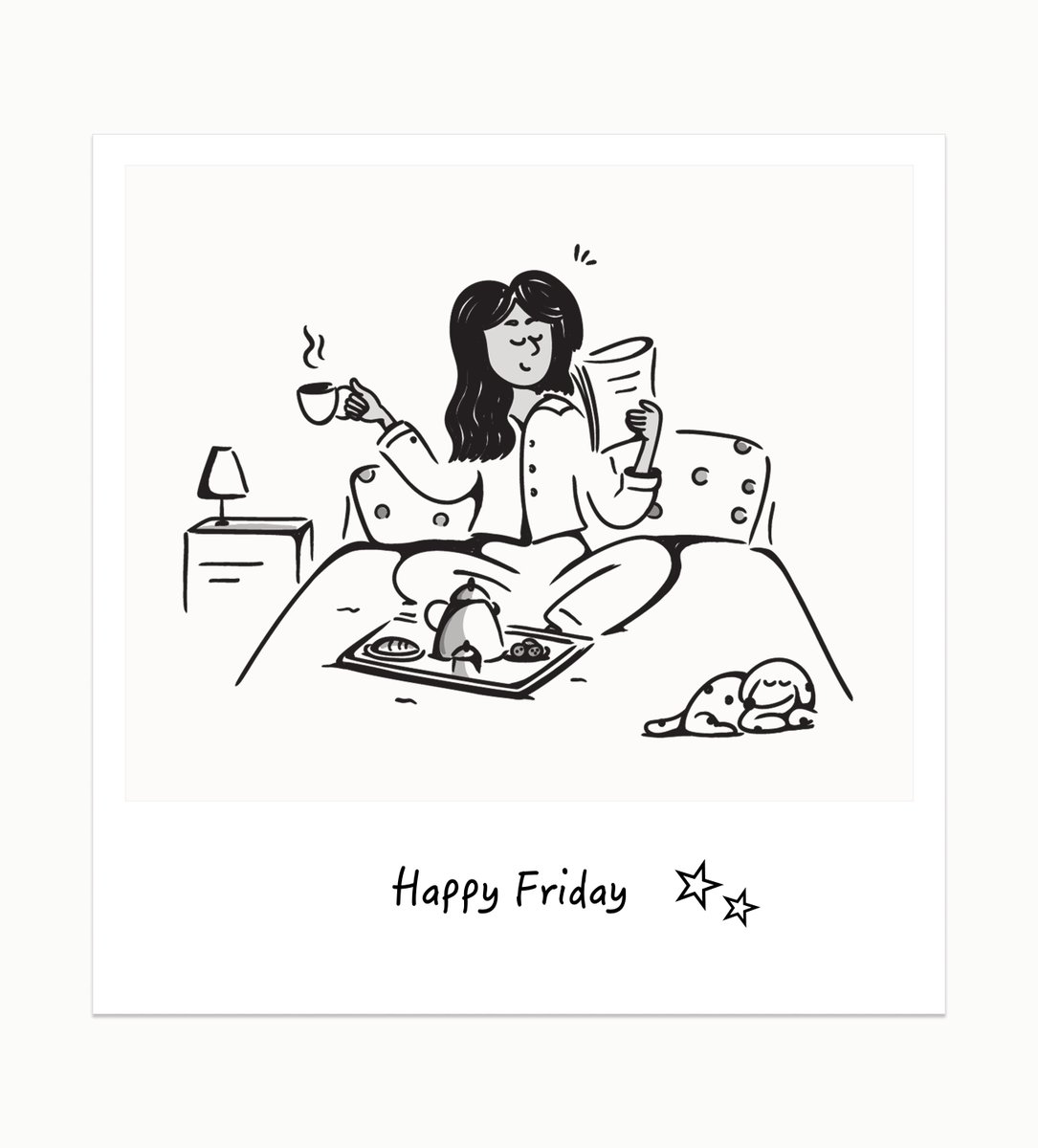 Weekend mood: already set!

Happy Friday to all. ☕️📖🐶