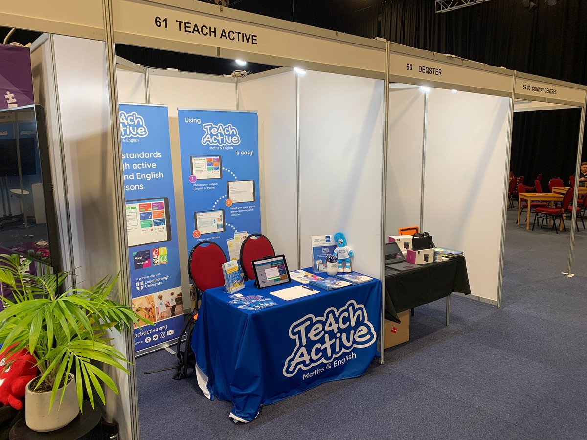 TeachActive's tweet image. We&apos;re all set up at the @nationaledshow in Llandudno today!

Pop down to stand 61, where we are showcasing our #ActiveLessons that can now be tailored towards the #WelshCurriculum 🏴󠁧󠁢󠁷󠁬󠁳󠁿 

#Teachers #NESCymru #PrimarySchools