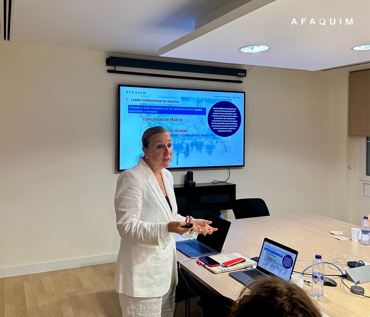 🔵 <a href="/afaquim_asoc/">AFAQUIM</a>  celebramos ayer la Asamblea General del primer semestre. Entre los temas abordados destacan: Nueva Ley del medicamento y productos sanitarios, Estrategia de la industria farmacéutica en España, Paquete legislativo Europeo y la propuesta de Critical medicines Act