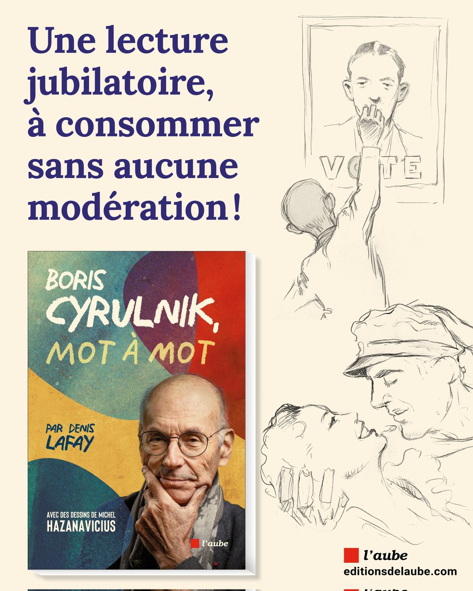 📚✨ EN LIBRAIRIE CE JOUR ! ✨📚
Découvrez "Boris Cyrulnik, mot à mot" par Denis Lafay, avec les illustrations à la fois sensibles et puissantes du célèbre cinéaste Michel Hazanavicius !
👉 Disponible dès aujourd'hui en #librairies !
bit.ly/4kEtbpx
#VendrediLecture