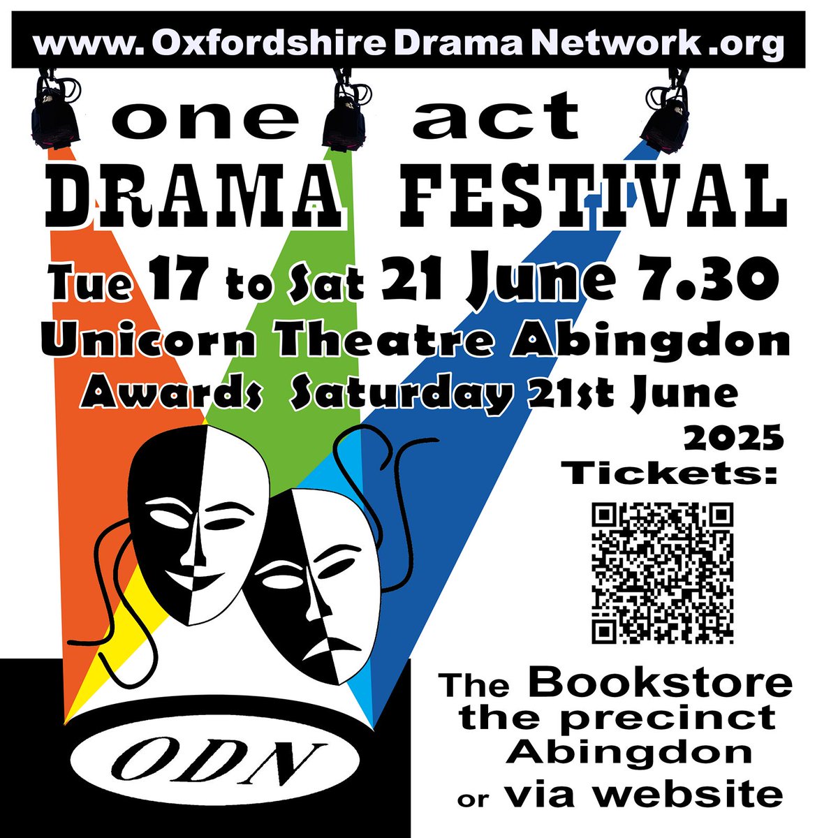Join us for a week of fantastic amateur theatre as Oxfordshire’s talented drama groups take the stage! 

Each night features 2-3 one-act plays, followed by feedback from adjudicator Sue Doherty (GODA).

🎟 Tickets: cstu.io/1f91dc 

#AmateurDrama #UnicornTheatre