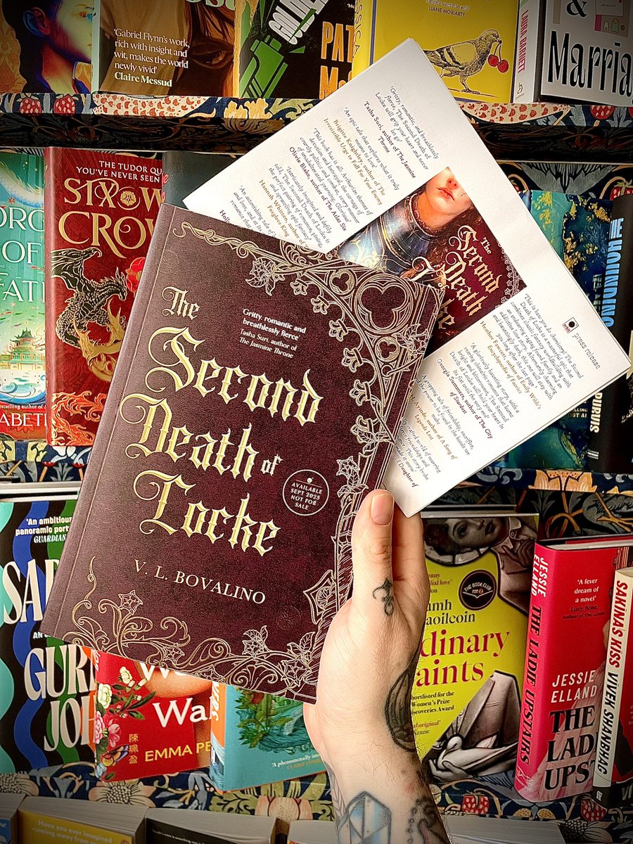 Dan-📚Bookseller/BookBlogger📚 (@dman1504) on Twitter photo ⚔️ This proof is GLORIOUS! ⚔️
My jaw dropped when I opened the envelope containing this stunning proof copy of #TheSecondDeathofLocke by V.L. Bovalino! And the finished cover looks even more exquisite!
✨ This beauty publishes September by <a href="/orbitbooks/">Orbit Books</a> ✨
#Bookmail #Gifted ⚔️ This proof is GLORIOUS! ⚔️
My jaw dropped when I opened the envelope containing this stunning proof copy of #TheSecondDeathofLocke by V.L. Bovalino! And the finished cover looks even more exquisite!
✨ This beauty publishes September by <a href="/orbitbooks/">Orbit Books</a> ✨
#Bookmail #Gifted