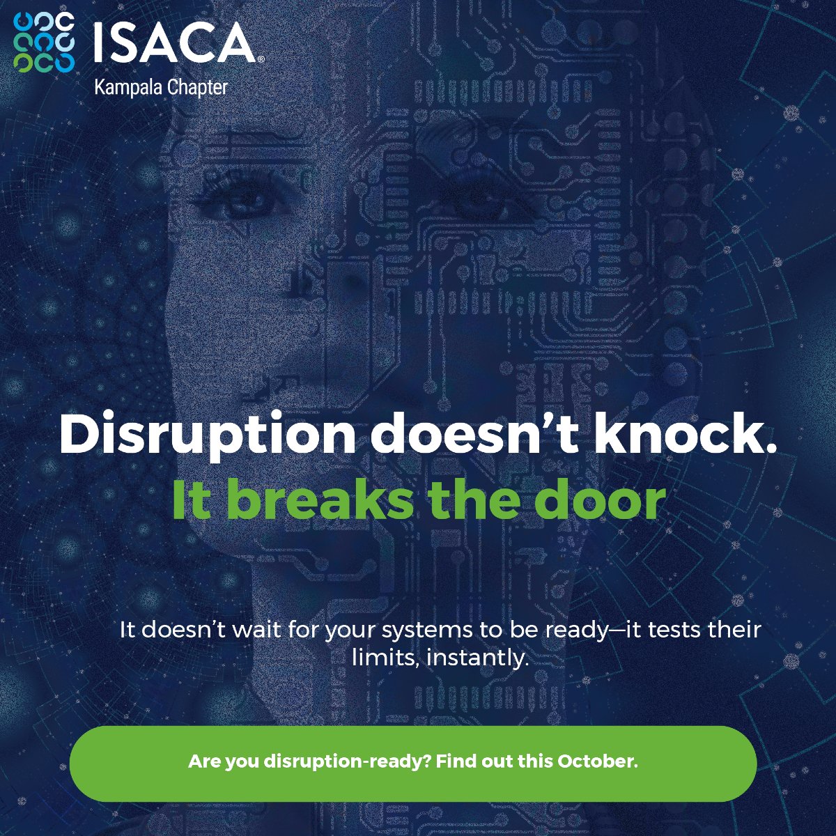 🚨 Disruption won’t schedule an appointment.

It won’t give you time to prepare. It breaks in—fast, relentless, and unforgiving.

Your strategy, systems, and people must be ready to adapt in real-time.

💡 Are you built for resilience or at risk of collapse?

#InfoSec2025 is