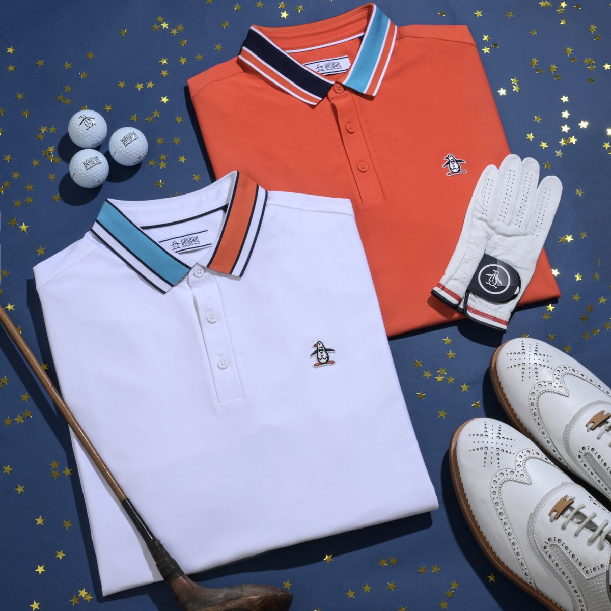 Take to the course in style this summer with the 70th anniversary collection from Original Penguin. Available now with select golf stockists #OriginalGoodTime🐧