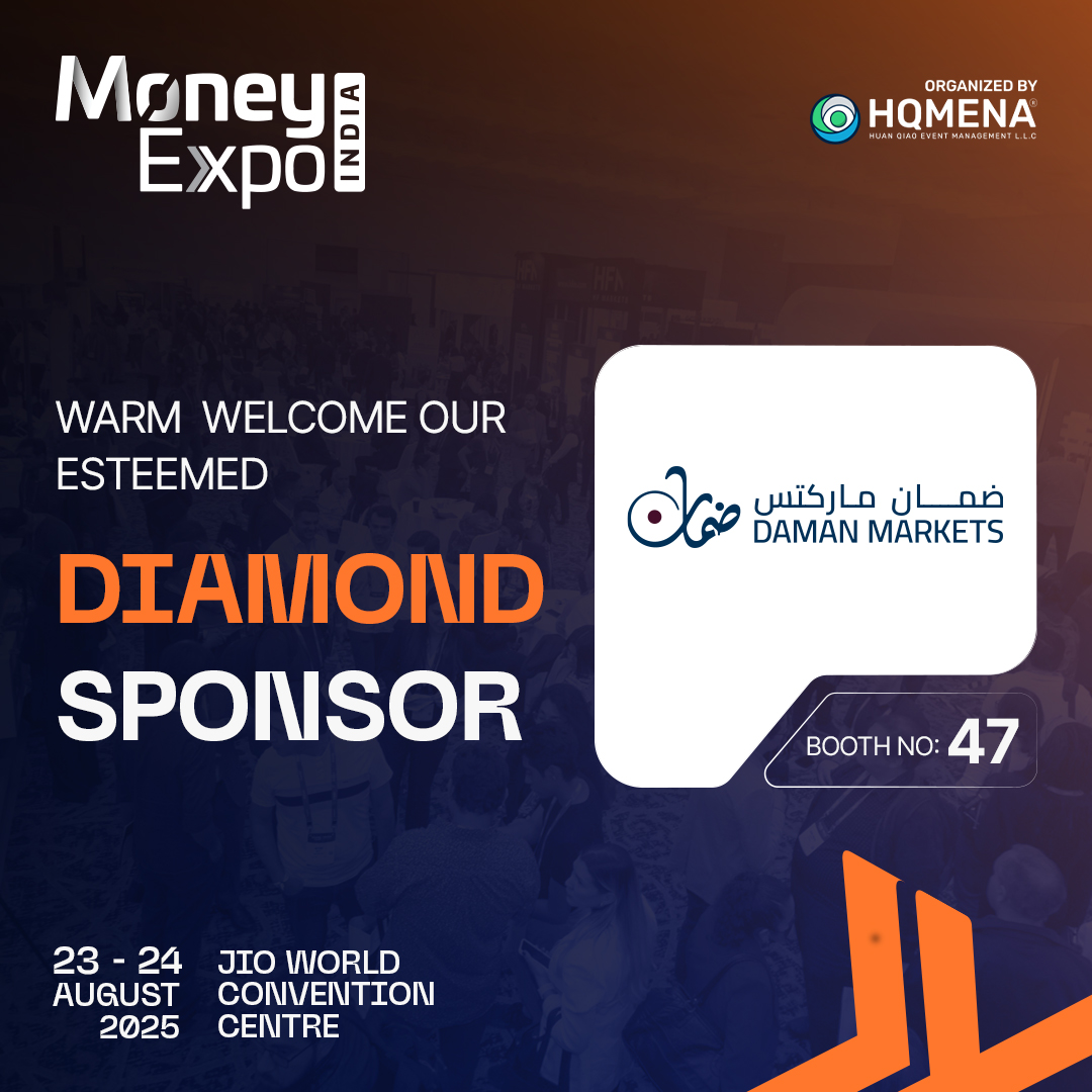 🚀We are thrilled to announce 𝐃𝐚𝐦𝐚𝐧 𝐌𝐚𝐫𝐤𝐞𝐭𝐬 as Diamond Sponsor at Money Expo India!

📍𝐁𝐨𝐨𝐭𝐡 𝟒𝟕 | <a href="/DamanMarkets/">daman markets</a>  

bit.ly/4kf4RdH
📅 𝟐𝟑-𝟐𝟒 𝐀𝐮𝐠𝐮𝐬𝐭
📍𝐉𝐢𝐨 𝐖𝐨𝐫𝐥𝐝 𝐂𝐨𝐧𝐯𝐞𝐧𝐭𝐢𝐨𝐧 𝐂𝐞𝐧𝐭𝐫𝐞, 𝐌𝐮𝐦𝐛𝐚𝐢

#moneyexpoindia #Buyticket