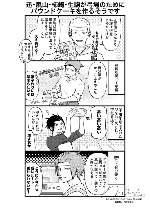 お題箱より
「19歳組で仲良くスイーツ作り」
こちらもとんでもなく遅くなってしまって申し訳ありません🙇しかもご提案のシチュ改変しまくってます😇🙏
わちゃわちゃ楽しかったー!ありがとうございました! 