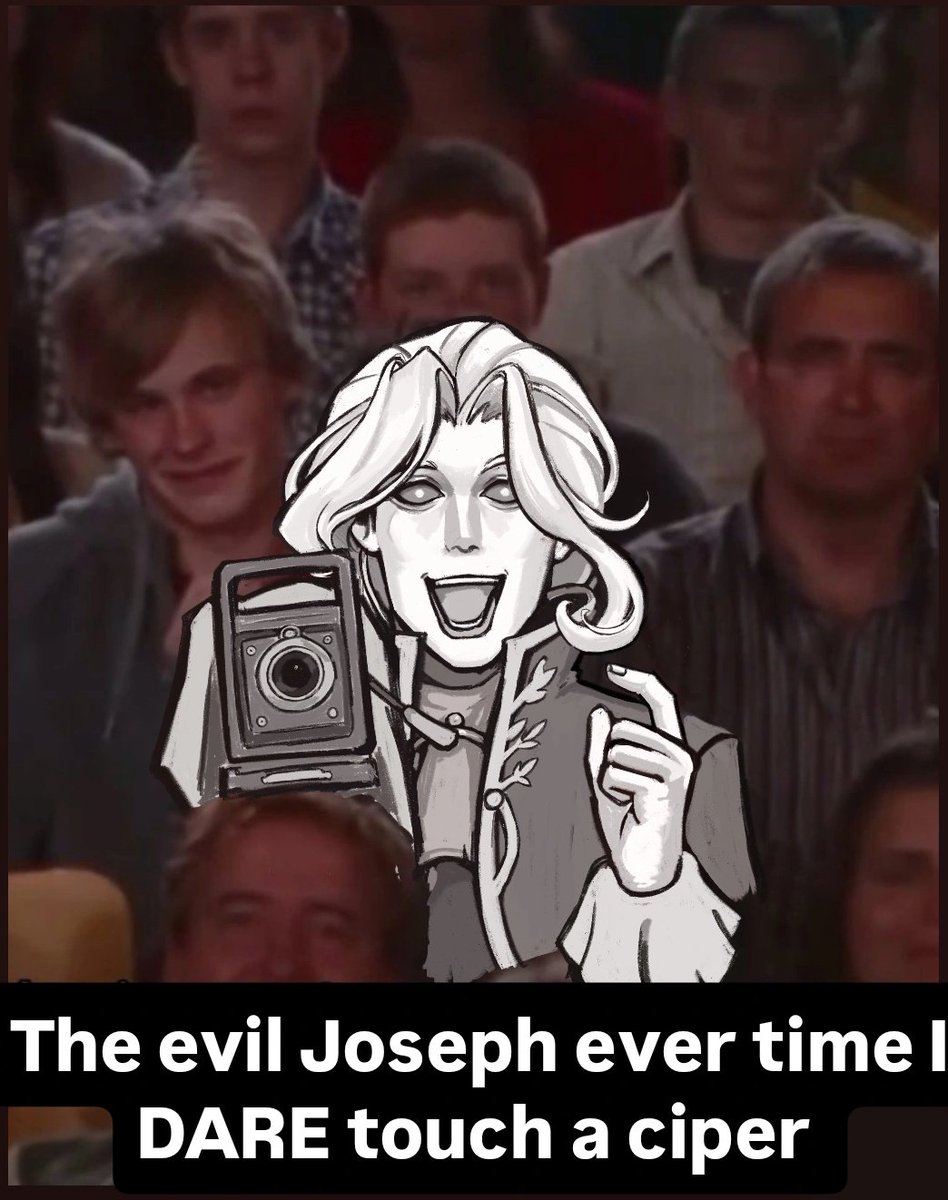gothvices's tweet image. forgot I had this. Joseph hate post btw delete him from the game (leave hangover tho ❤️) #JosephDesaulniers