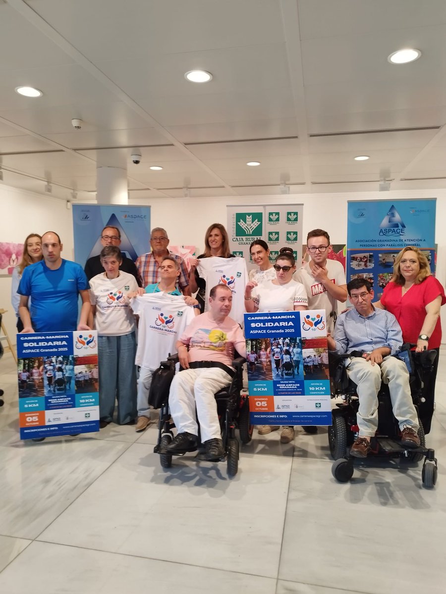 Ayer estuvimos en la presentación oficial de la camiseta 🎽de la 10ª Carrera – Marcha Solidaria 🏃 de  <a href="/aspacegranada/">ASPACE GRANADA</a> de la que somos patrocinadores a través de Comunicación Adaptada. 

Estamos seguros de que la carrera será un éxito ✨

#CarreraASPACE #ParálisisCerebral