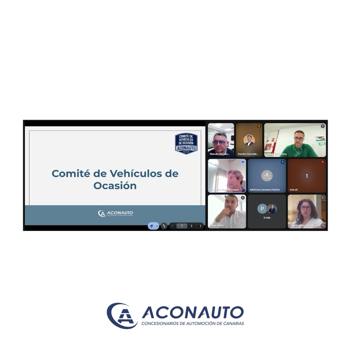🚗 🏍️ ¡Arrancamos con fuerza!

En Aconauto Canarias hemos celebrado las primeras reuniones de nuestros comités de Vehículos de Ocasión, Motocicletas y Ciclomotores y Eventos y Proyectos.