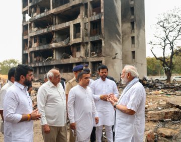 In the aftermath of the Air India plane crash on June 12, Prime Minister Narendra Modi visited Ahmedabad today, where he met injured victims and survivors admitted to the hospital.

The Boeing 787-8 Dreamliner, carrying 242 passengers and crew, was scheduled to fly from Ahmedabad