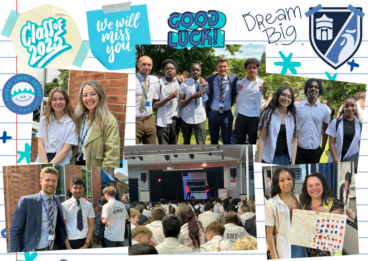 Yesterday our Year 11 cohort attended their leavers assembly and enjoyed spending time signing each others shirts! We're beyond proud of all of you for all you have achieved and for all of your hard work in your exams. We wish everyone the very best of luck for the future🤩💙