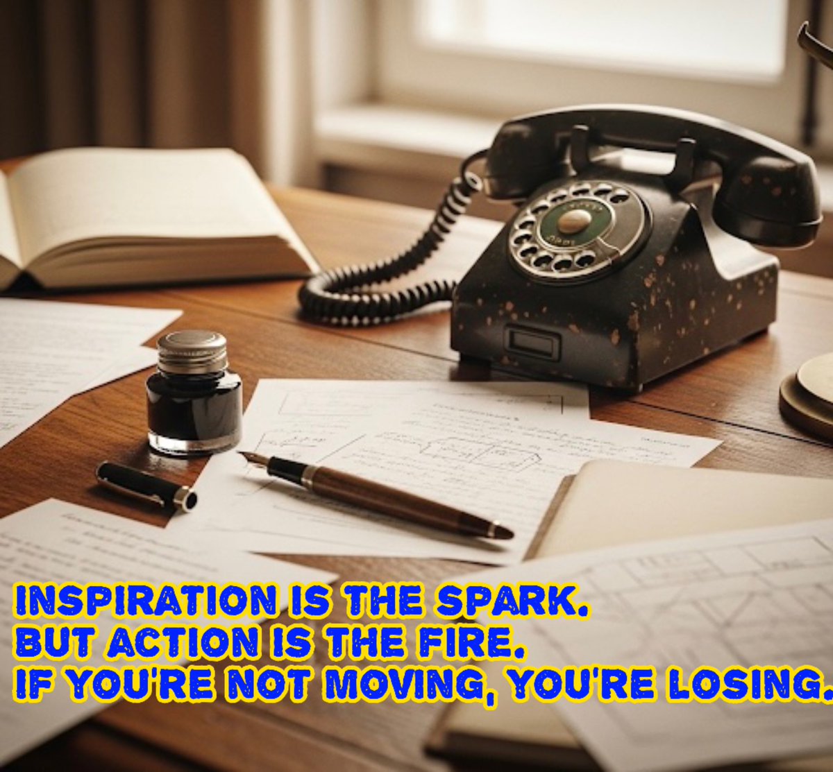 GFmindset_5's tweet image. Words can light the fire
But only action builds the flame.  
What are you doing today to change your life?
Inspiration fades. Discipline stays.  
This mindset is built by action, not talk.  
Less scrolling. More doing.

#GodfatherMindset #ActionOverWords #ExecuteDaily