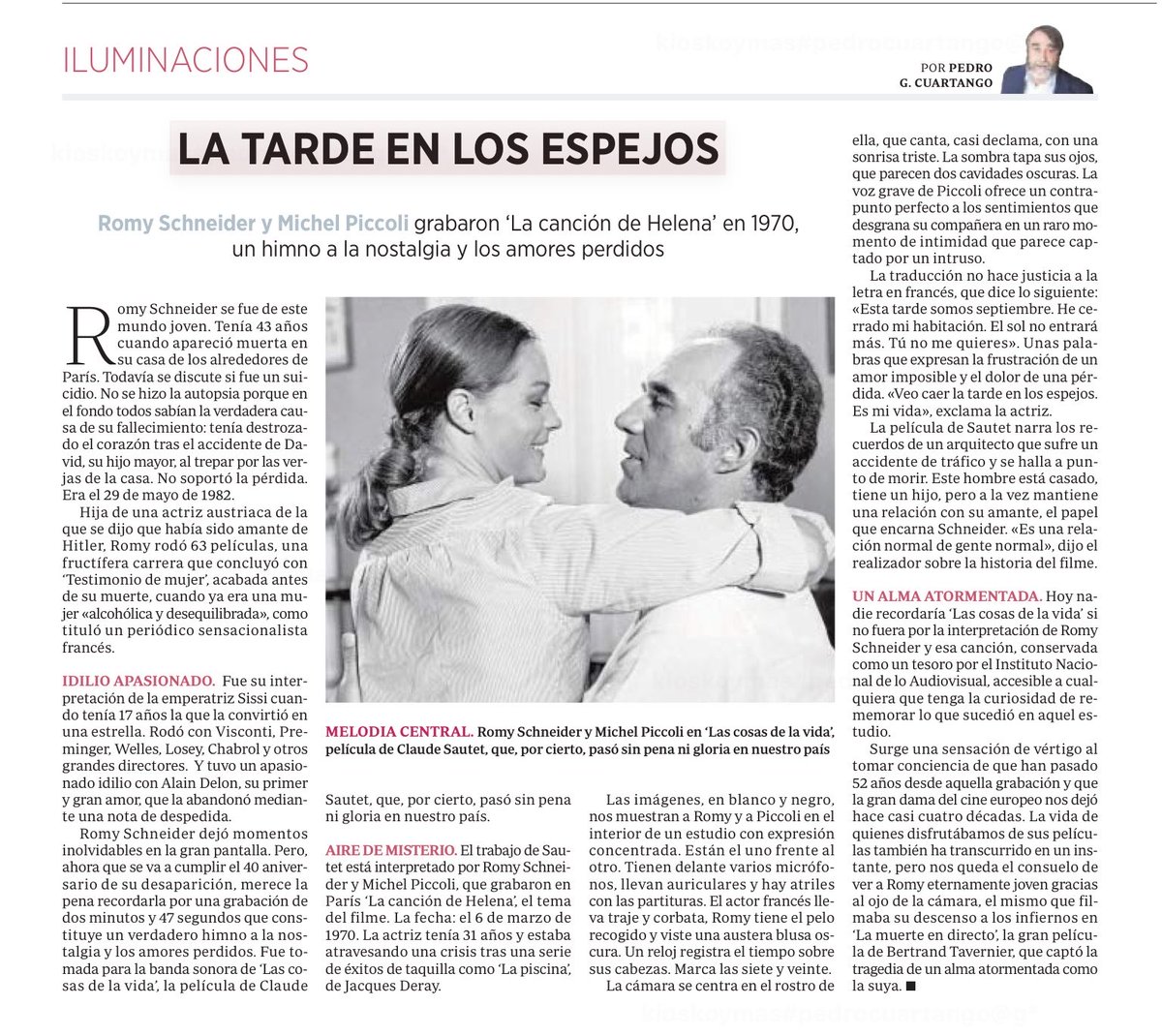 El himno a la nostalgia de Romy Schneider, que sigue viva en nuestros recuerdos