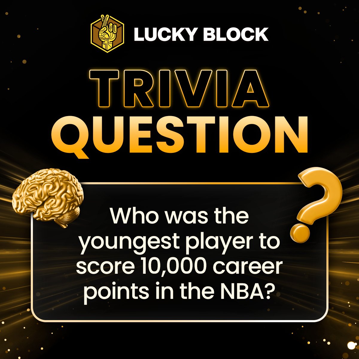 Lucky Block Casino (@_luckyblock) on Twitter photo 🎉 It’s Trivia Time, Lucky Blockers!
Think you’ve got what it takes to win? 🧠
We’re giving away a share of $100 to 5 lucky winners! 💰
Here’s how to enter:
1️⃣ Like & RT this post
2️⃣ Drop your answer in the comments 💬
3️⃣ Tag a friend & make sure you're following
<a href="/_luckyblock/">Lucky Block Casino</a> 🎉 It’s Trivia Time, Lucky Blockers!
Think you’ve got what it takes to win? 🧠
We’re giving away a share of $100 to 5 lucky winners! 💰
Here’s how to enter:
1️⃣ Like & RT this post
2️⃣ Drop your answer in the comments 💬
3️⃣ Tag a friend & make sure you're following
<a href="/_luckyblock/">Lucky Block Casino</a>