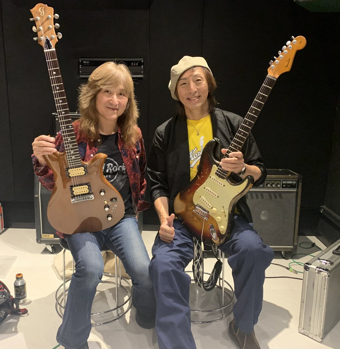 westselection's tweet image. 本日は久しぶりのYouTube撮影‼️

ゲストに是方博邦さんをお迎えしました🎸

公開は少し先になりますが、お楽しみに😊